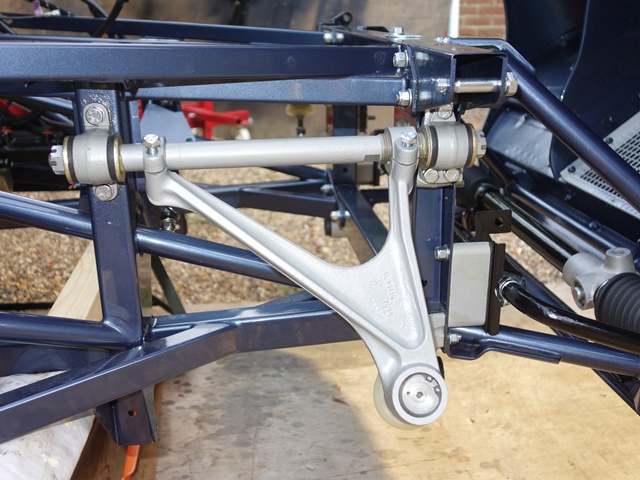 The upper wishbones were fairly easy to install as they simply bolt on